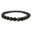 Bracelet Pierre naturelle - Obsidienne noire