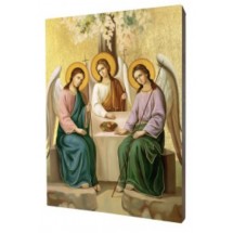 Icone dorée Sainte Trinité - 10x15cm