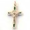 Croix de cou Saint Benoït verte