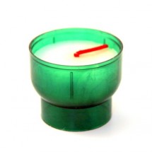 Bougie votive verte