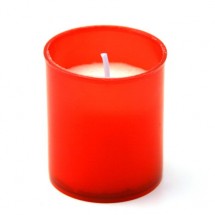 Bougie votive rouge