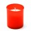 Bougie votive rouge