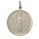 M&eacute;daille argent - Saint Benoit 20mm