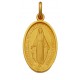 M&eacute;daille Plaqu&eacute; or 3&micro; - Vierge...