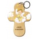 Porte Clef bois imprim&eacute; - Petit ange 1