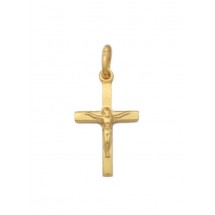 Croix de cou plaqu&eacute; or 20