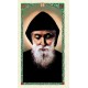 Carte pri&egrave;re plastifi&eacute;e St Charbel