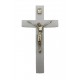 Crucifix Albatre avec Christ dor&eacute; 15 cm