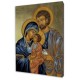 Icone dor&eacute;e Sainte famille - 10x15cm