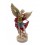 STATUE ALBATRE 17CM - Saint Michel polychrome