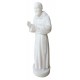 STATUE ALBATRE 17CM - St Padr&eacute; Pio