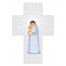 HOWOKI - CROIX Vierge bleu 005